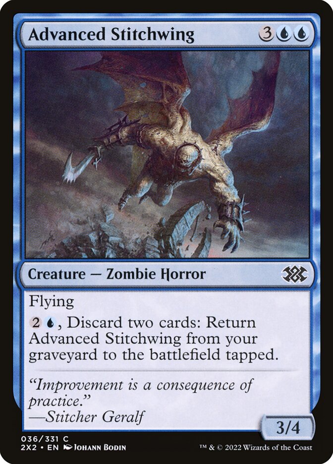Card Scan of Advanced Stitchwing | 2X2