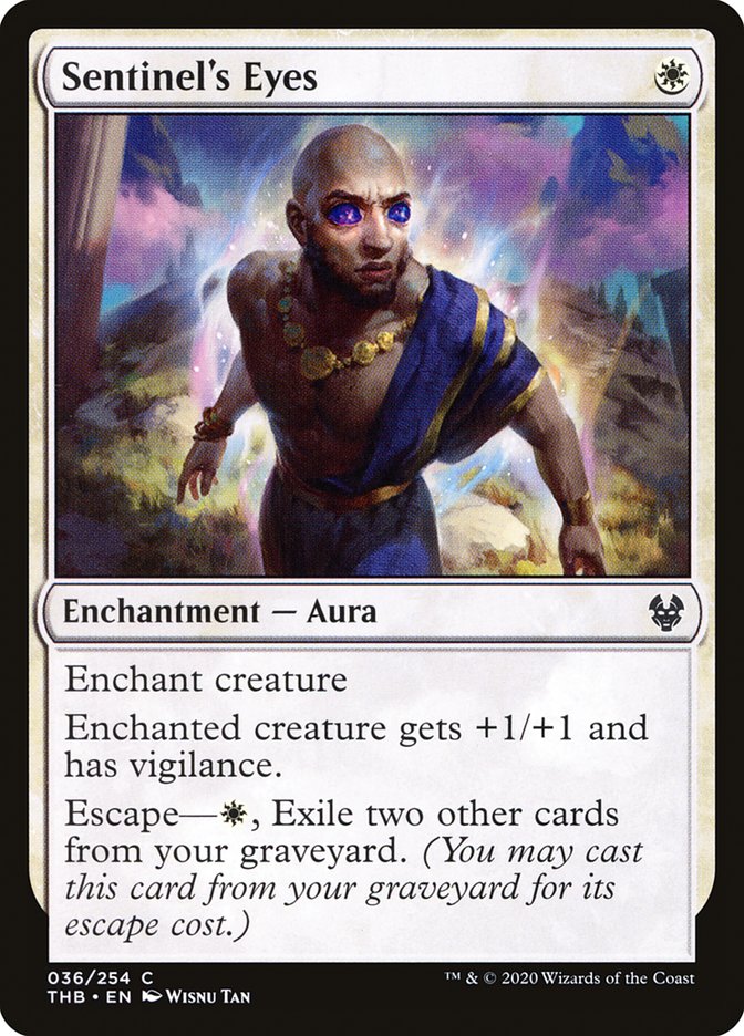 Card Scan of Sentinel's Eyes | THB