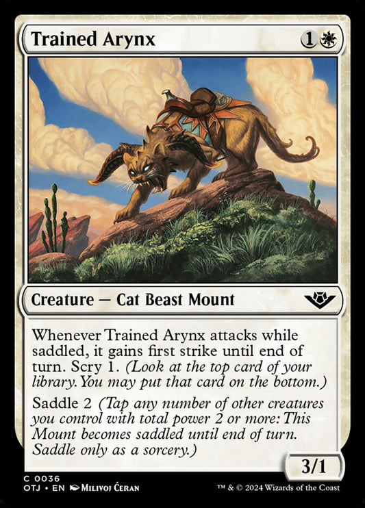 Trained Arynx | OTJ