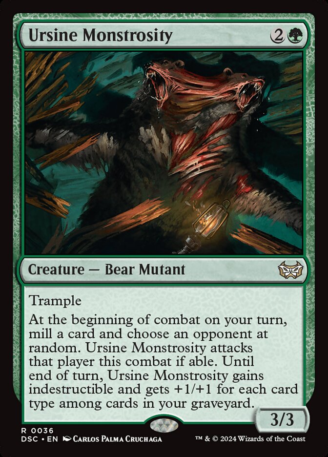 Card Scan of Ursine Monstrosity | DSC