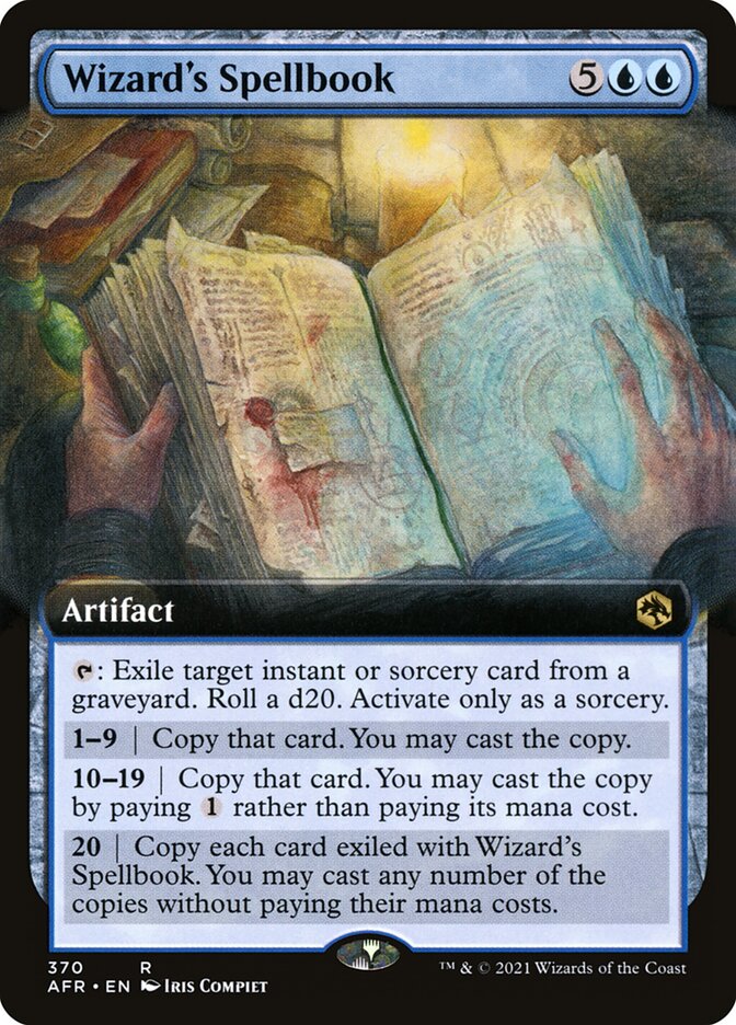 Wizard's Spellbook | Extended Art | AFR