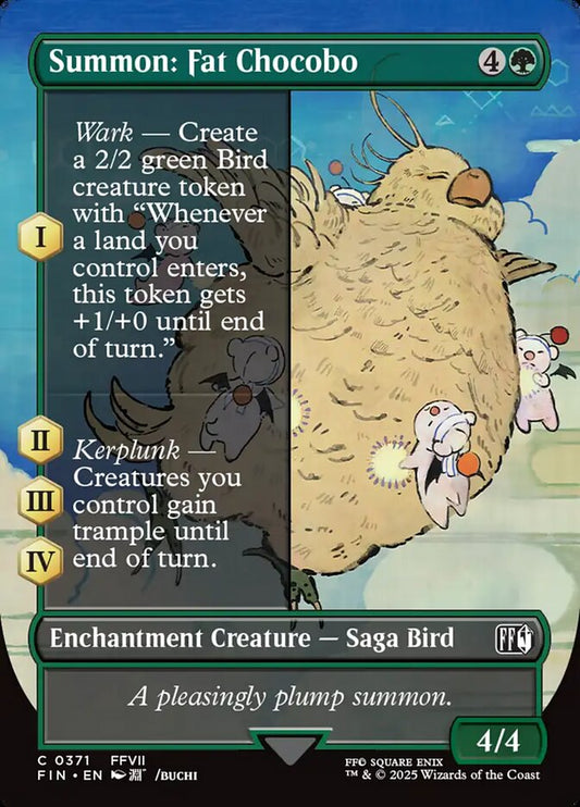 Summon: Fat Chocobo | FIN (Borderless Alternate Art)