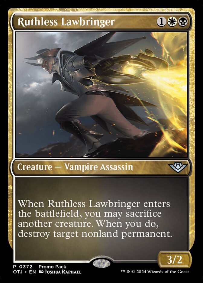 Card Scan of Ruthless Lawbringer | OTJ (Promo)