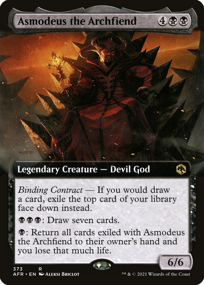 Asmodeus the Archfiend | Extended Art | AFR