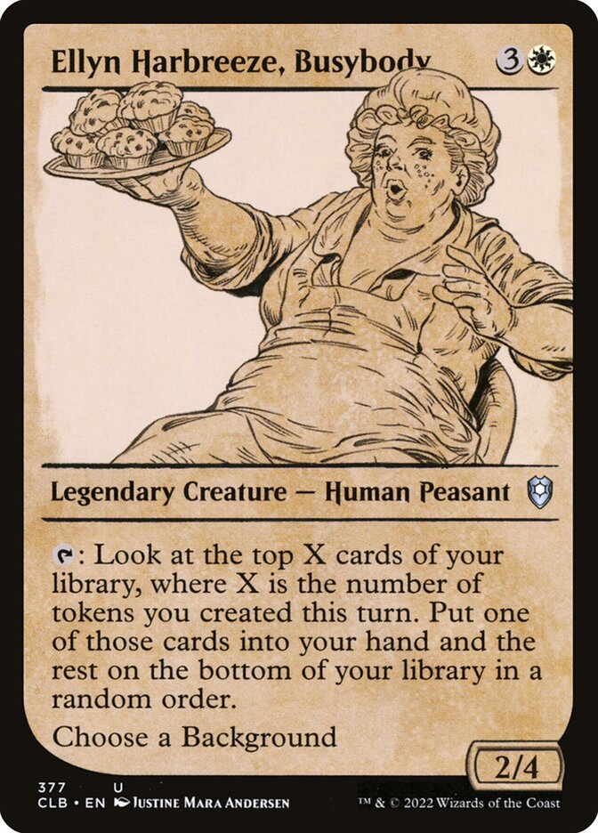 Card Scan of Ellyn Harbreeze, Busybody | CLB (Showcase)