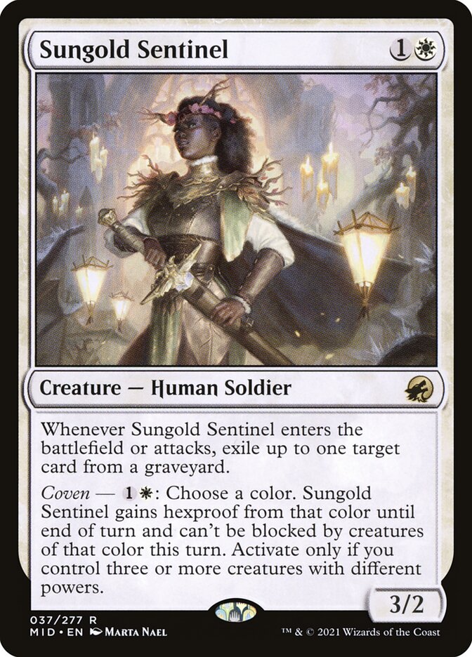 Card Scan of Sungold Sentinel | MID