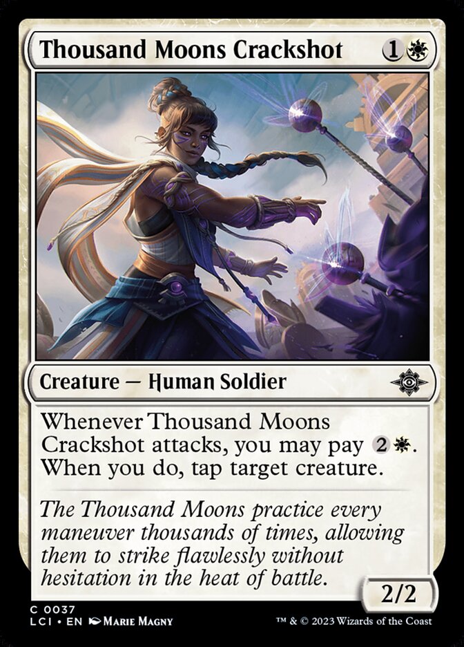 Card Scan of Thousand Moons Crackshot | LCI