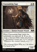 Card Scan of Unassuming Sage | WOE