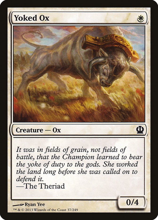 Card Scan of Yoked Ox | THS