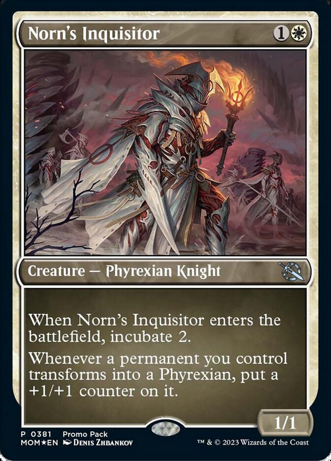 Card Scan of Norn's Inquisitor | MOM (Promo)