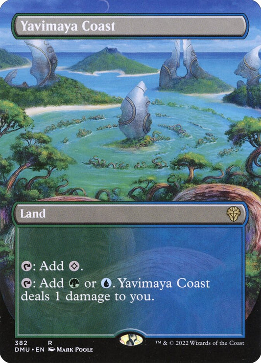 Yavimaya Coast | DMU (Alternate Art Borderless)
