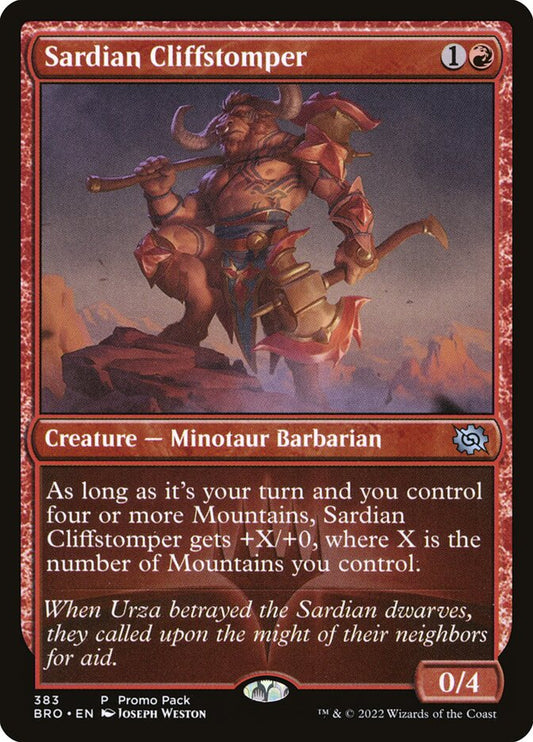 Sardian Cliffstomper | BRO (Promo)