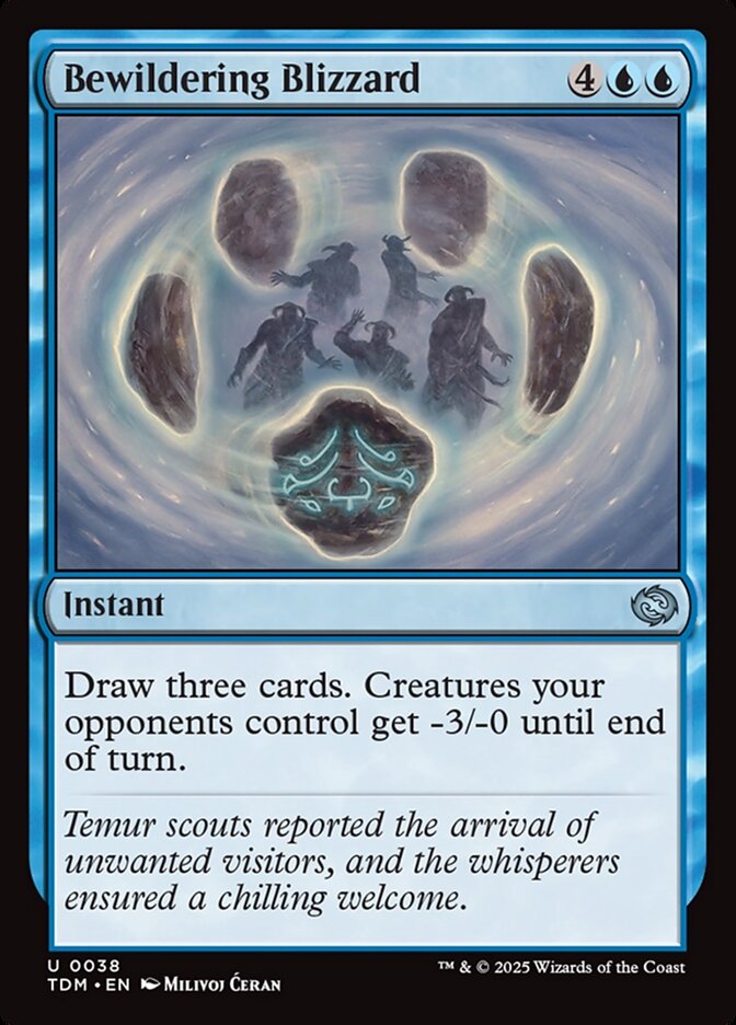 Card Scan of Bewildering Blizzard | TDM