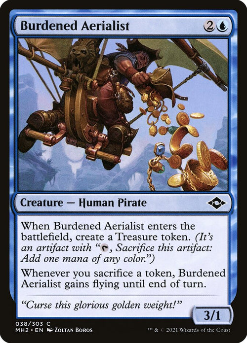 Card Scan of Burdened Aerialist | MH2