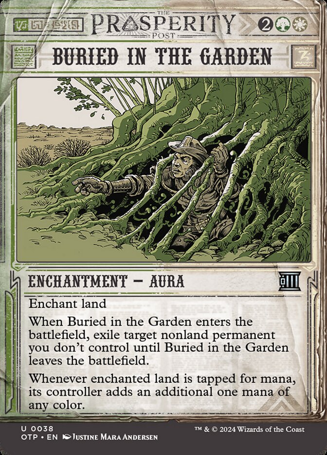 Card Scan of Buried in the Garden | OTP