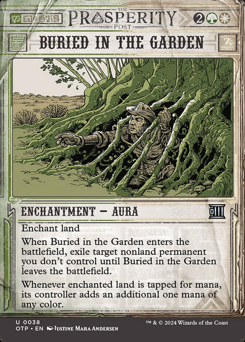 Card Scan of Buried in the Garden | OTP