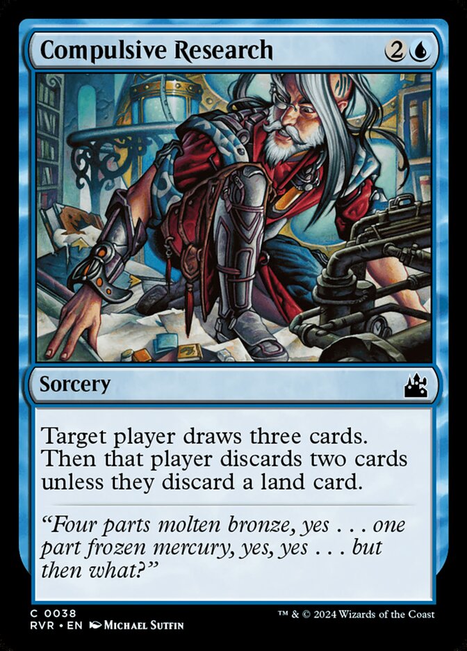 Card Scan of Compulsive Research | RVR