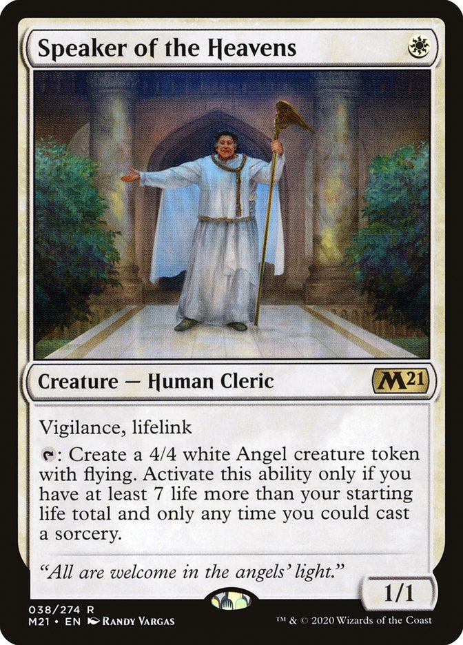 Card Scan of Speaker of the Heavens | M21