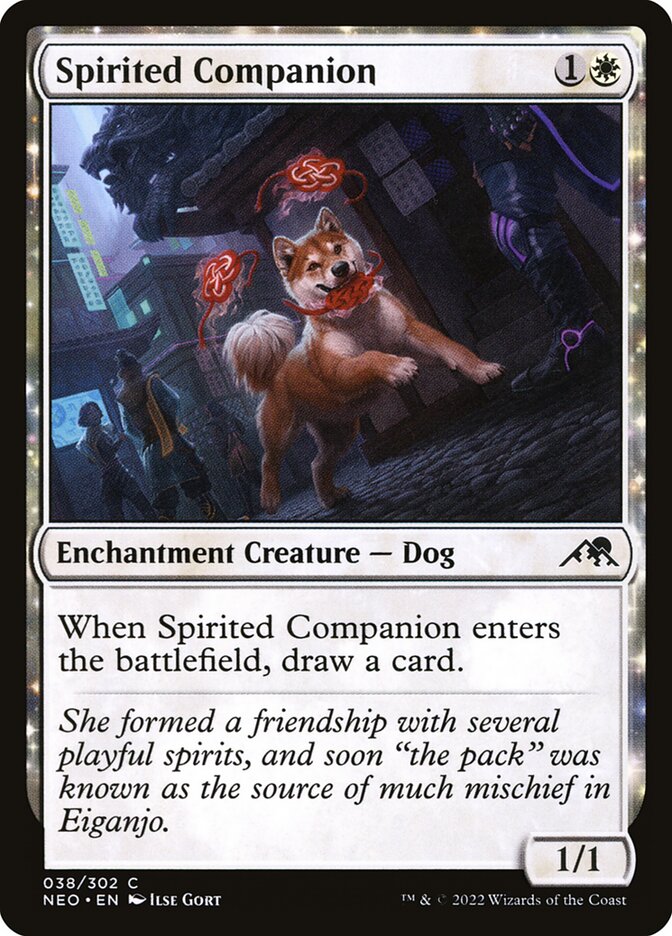 Card Scan of Spirited Companion | NEO