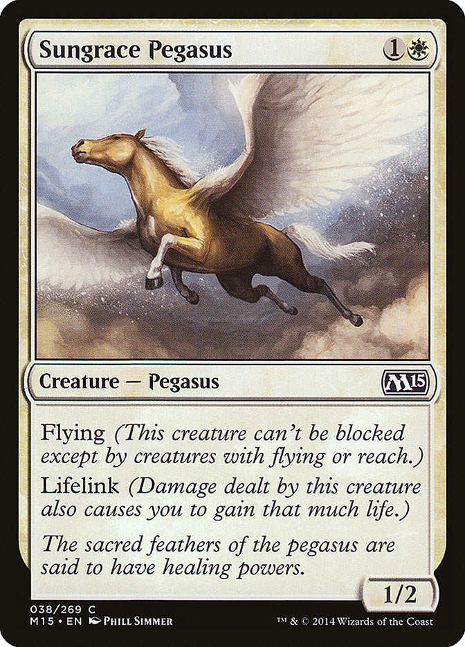 Card Scan of Sungrace Pegasus | M15
