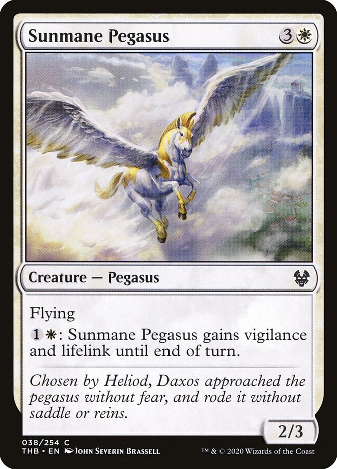 Card Scan of Sunmane Pegasus | THB