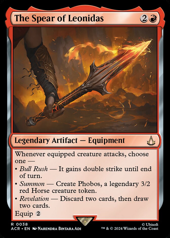 Card Scan of The Spear of Leonidas | ACR