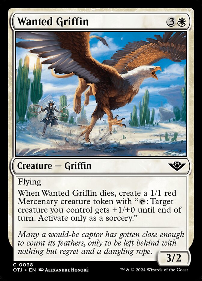 Card Scan of Wanted Griffin | OTJ