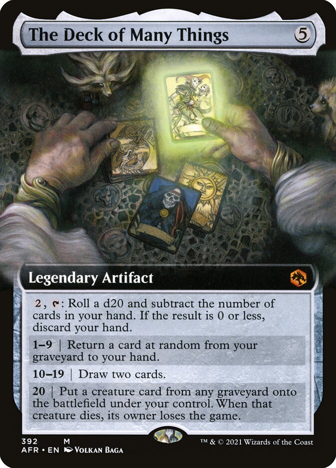 The Deck of Many Things | Extended Art | AFR (Foil)
