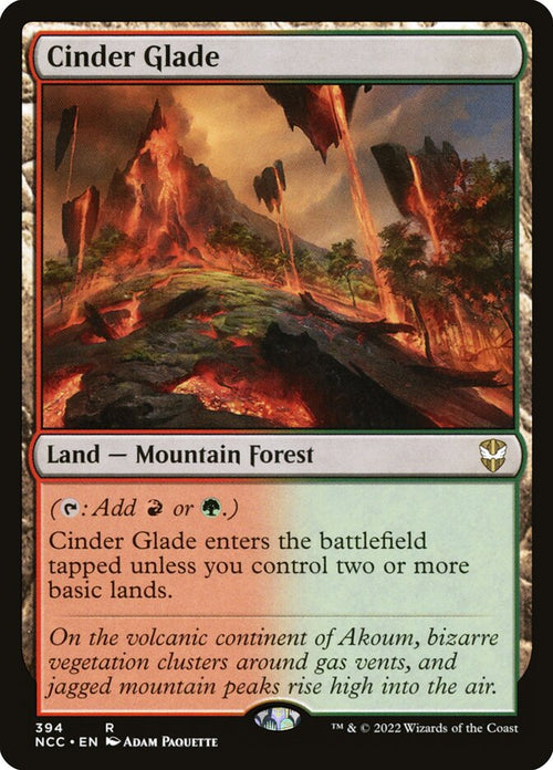Cinder Glade Card Scan