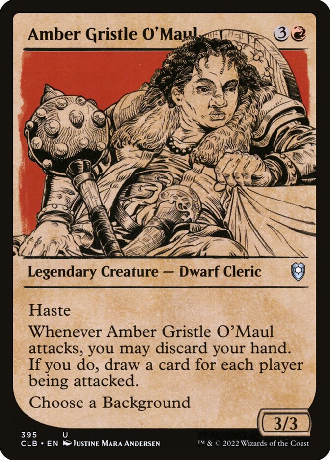 Card Scan of Amber Gristle O'Maul | CLB (Showcase)