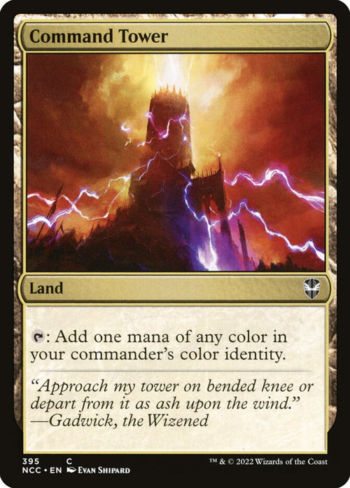 Command Tower Card Scan