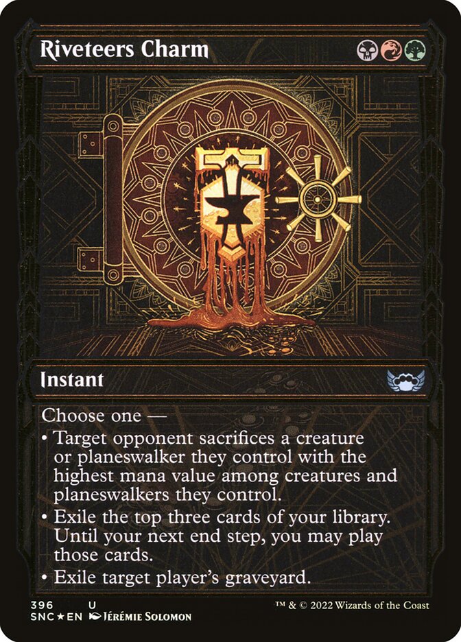 Riveteers Charm | Gilded Foil | SNC (Foil) - Card Scan