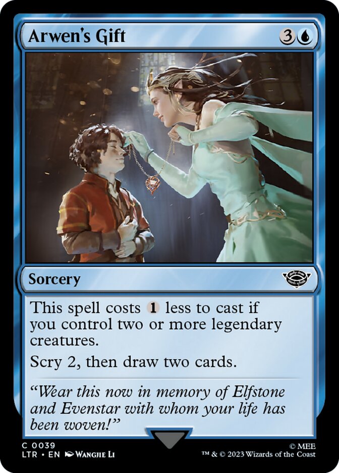 Card Scan of Arwen's Gift | LTR