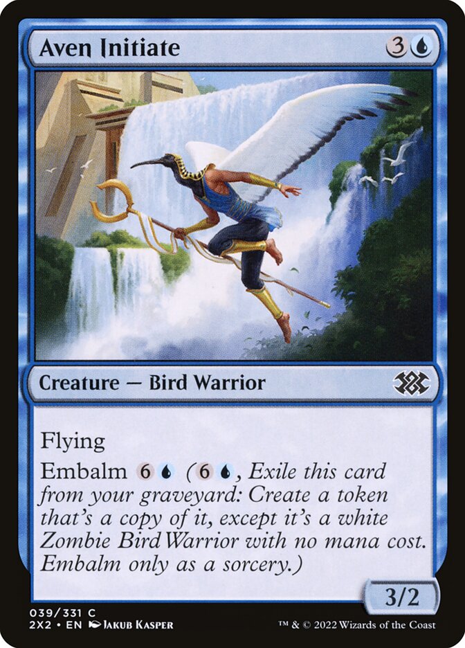 Card Scan of Aven Initiate | 2X2