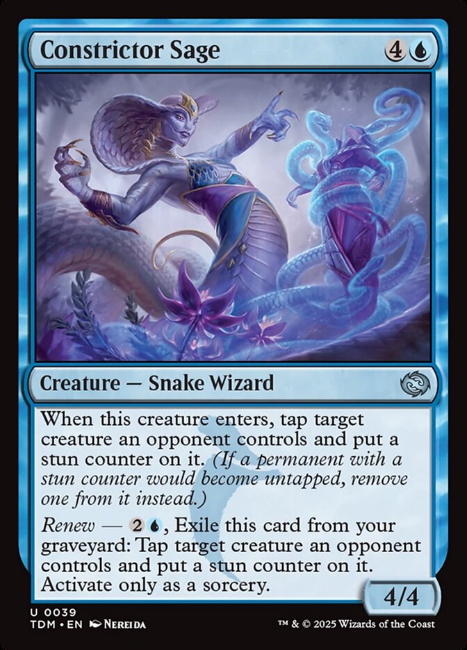 Card Scan of Constrictor Sage | TDM