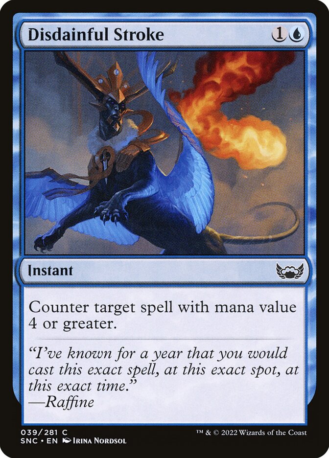 Disdainful Stroke | SNC (Foil) - Card Scan