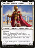 Card Scan of Taranika, Akroan Veteran | THB