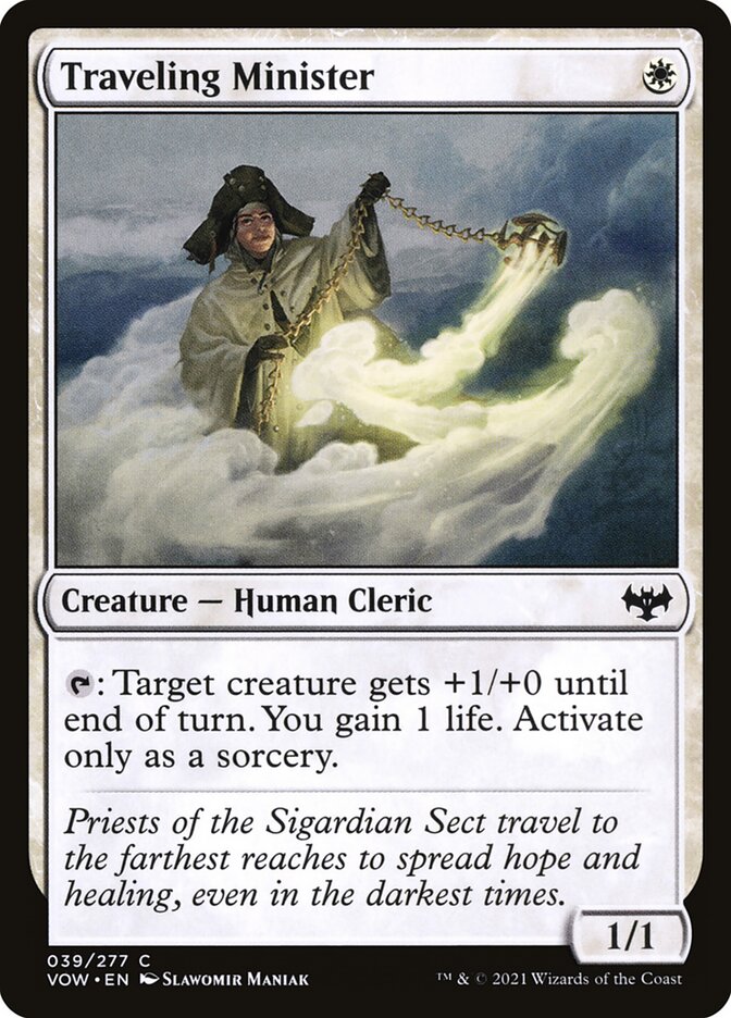 Card Scan of Traveling Minister | VOW