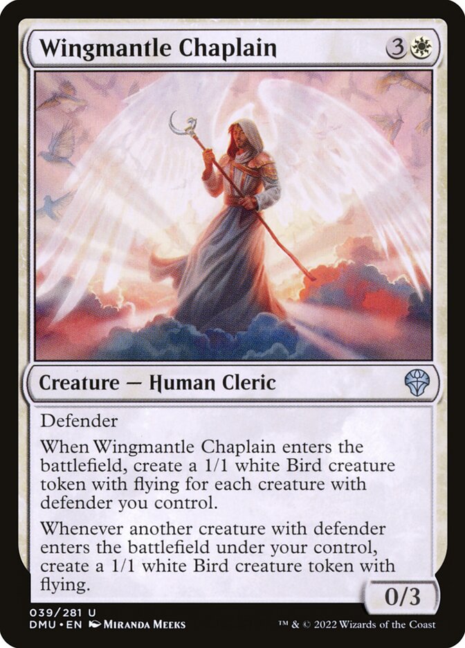 Card Scan of Wingmantle Chaplain | DMU