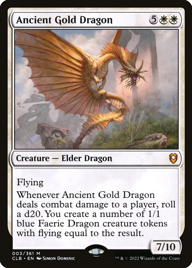 Ancient Gold Dragon | CLB