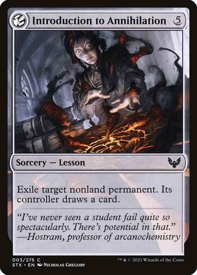 Card Scan of Introduction to Annihilation | STX