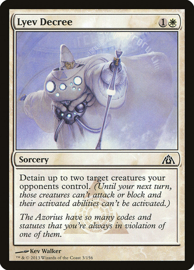 Card Scan of Lyev Decree | DGM