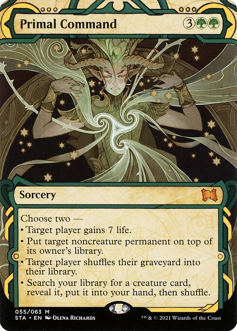 Primal Command | STA (Showcase Etched) - Card Scan