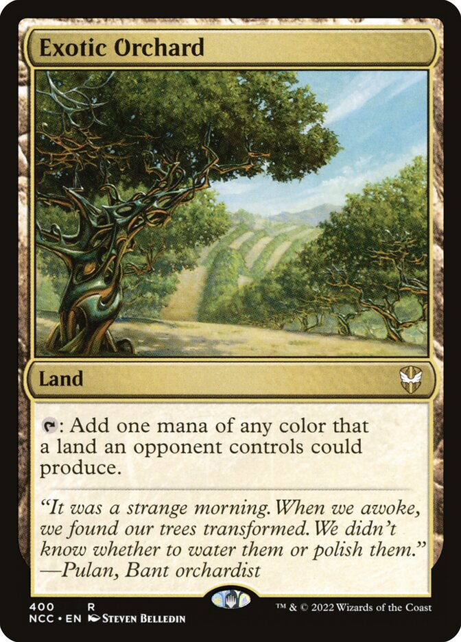 Exotic Orchard Card Scan