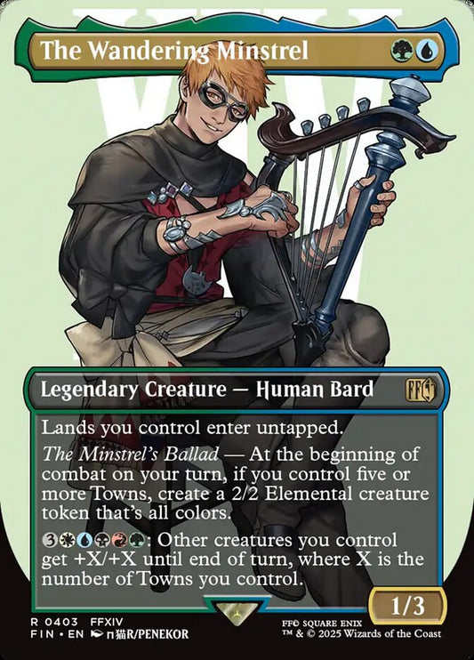 The Wandering Minstrel | FIN (Borderless Alternate Art)