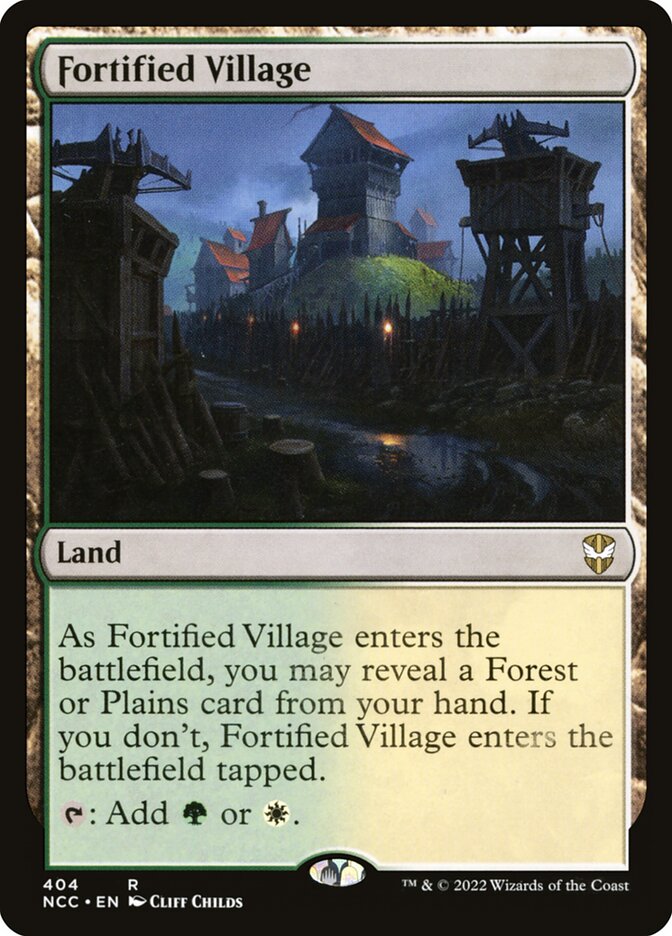 Fortified Village Card Scan