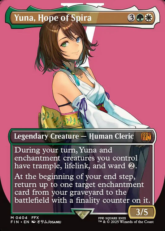 Yuna, Hope of Spira | FIN (Borderless Alternate Art)