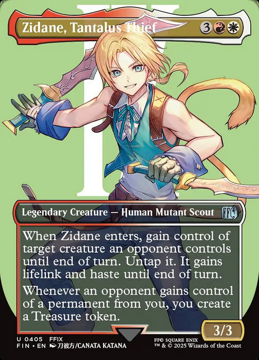 Zidane, Tantalus Thief | FIN (Borderless Alternate Art)