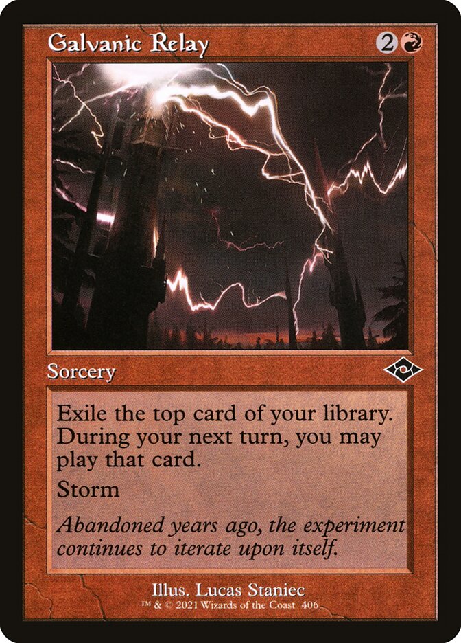 Card Scan of Galvanic Relay | MH2 (Old-Frame Retro)