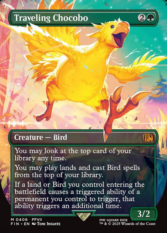 Traveling Chocobo | FIN (Borderless Alternate Art)